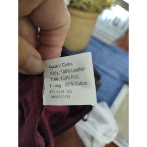 The Sak Pebbled Leather Purse Dark Brown Bag Cross Body Shoulderbag Hand… - Picture 12 of 14